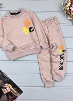 Костюм для дівчинки 92-98, 104-110,116-122, 128-134, 140-146 см