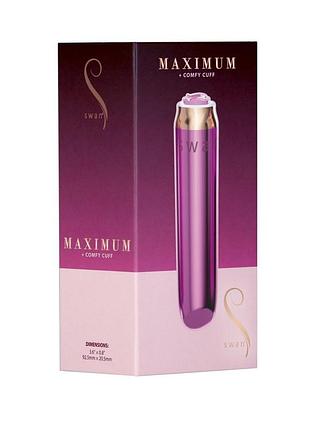 Вибропуля swan maximum + comfy cuff pink 8