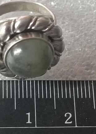 Кольцо с камнем серебро 925 пробы7 фото