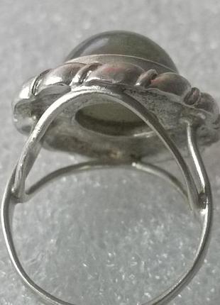 Кольцо с камнем серебро 925 пробы3 фото