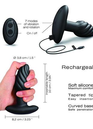 Анальная пробка dorcel spin plug 4