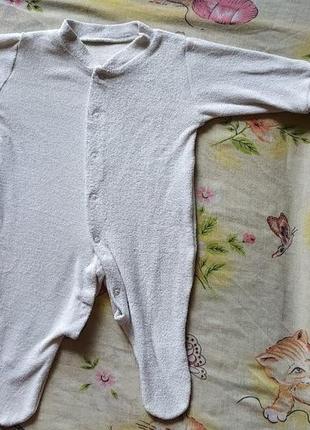 Чоловічок махровий для малюків