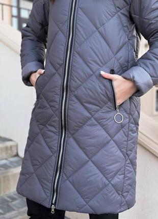 Жіноче зимове стьобане пальто 42-44, 46-48, 50-52, 54-567 фото
