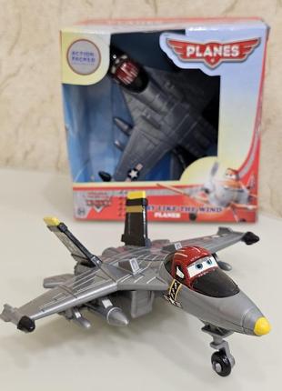 Іграшковий літак винищувач ехо з мультфільму "літаки" || літаючі герої