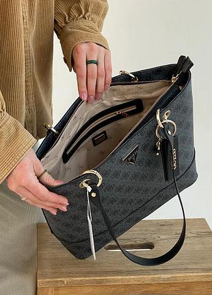 Женская сумка guess шопер черная