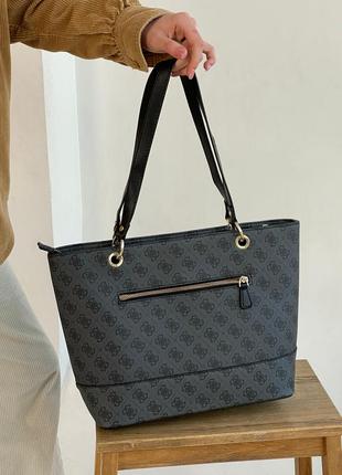 Женская сумка guess шопер черная