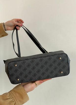 Женская сумка guess шопер черная