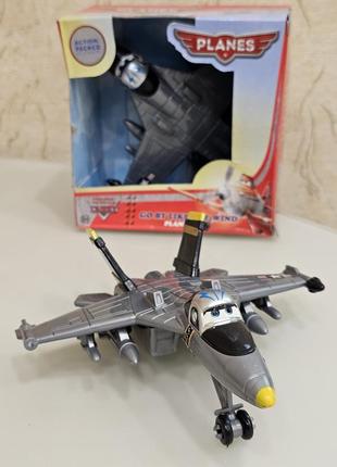 Іграшковий літак винищувач браво з мультфільму "літаки"|| літаючі герої