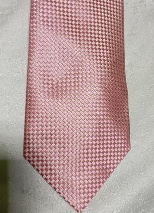 Ніжна розова краватка ( галстук)2 фото