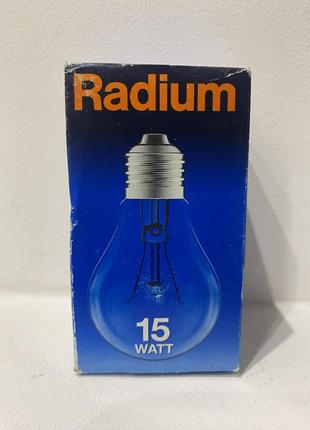 Radium 15 w e27 лампа розжарювання