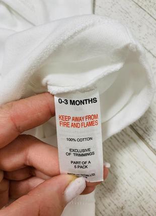 Набор боди с коротким рукавом на новорожденную девочку 0-3 мес.8 фото