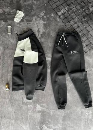 Мужские спортивные штаны hugo boss / штаны + кофта хуго босс3 фото