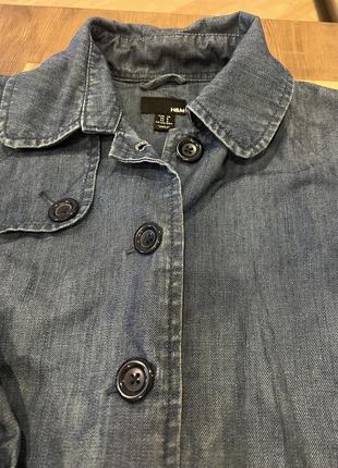 Джинсовый пиджак жакет куртка ветровка для беременных h&m