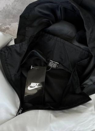 Чоловічий анорак найк чорний з сірим / брендові куртки осінь весна nike8 фото