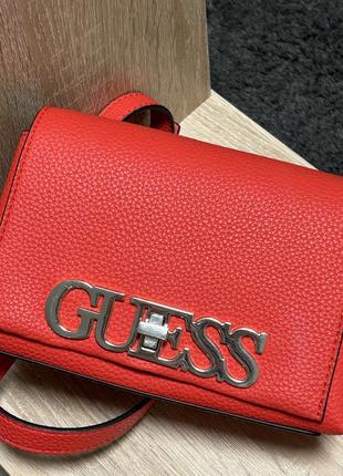 Сумка guess красная