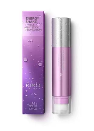 Kiko milano energy shake hydra duo stick foundation тональна основа стік2 фото