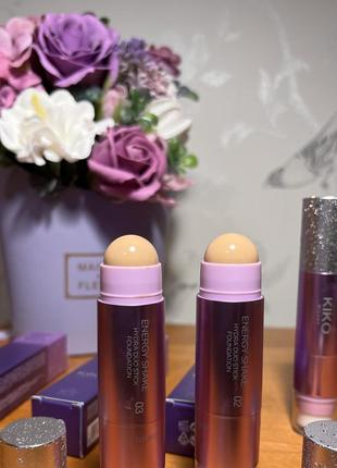 Kiko milano energy shake hydra duo stick foundation тональная основа сток5 фото