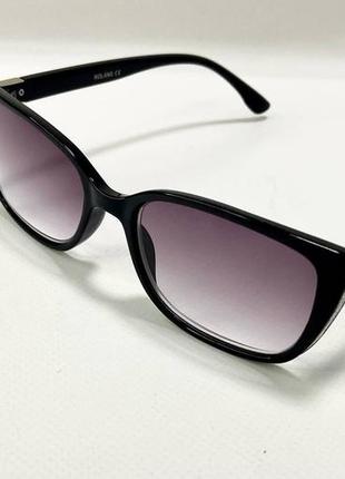 Тонированные очки для зрения с шорами, черные1 фото