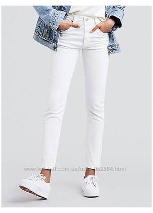Белые джинсы levi's premium 710 super skinny оригинал джинс оригинал1 фото