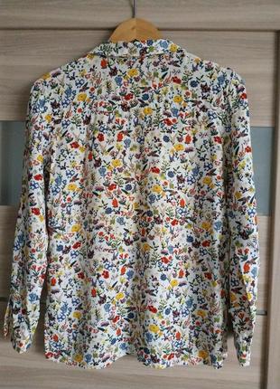 Ніжна легка блузка в дрібнy квіткy6 фото