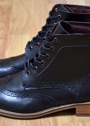 London brogues, оригинал кожаные ботинки броги3 фото