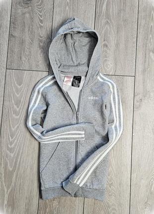 Капюшонка adidas для хлопчика, кофта адідас, зіпка, батнік, толстовка