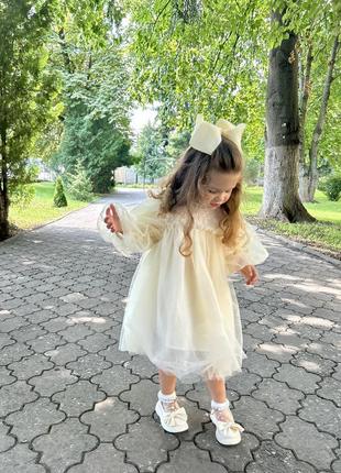 Сукня плаття платтячко для дівчинки дитяче святкове пишне 3