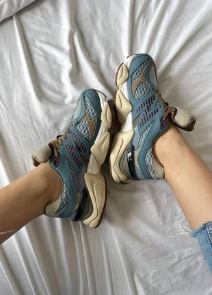 Женские кроссовки new balance 9060 brown blue4 фото