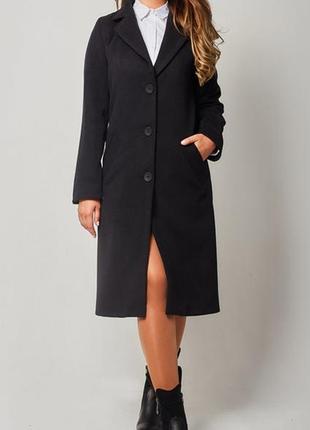 Стильне класичне пальто з шерстю в складі