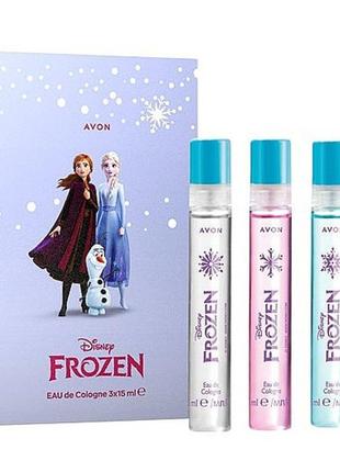 Детский парфюмерный набор " frozen " disney avon 3×15ml.1 фото