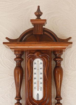 Настінні годинники класика з термометром гранд презент 9/760 х 105 х 2503 фото