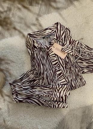 Сорочка, рубашка, в принт зебра missguided zebra2 фото