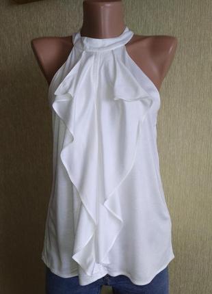 Massimo dutti отличный белый топ блуза1 фото
