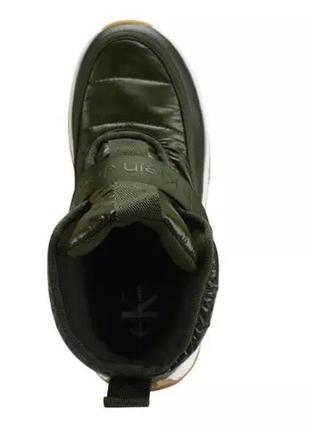 Теплі черевики снікерси розмір us9 26 см calvin klein mabon хайтопи на флісі кельвін кляйн3 фото