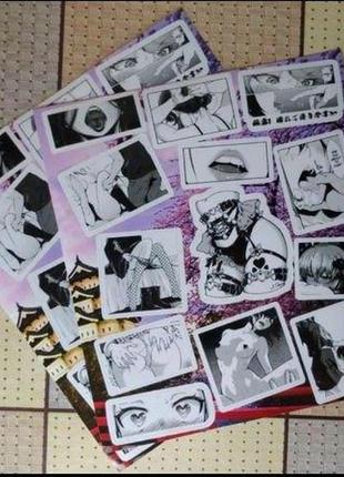 Наклейки на ноутбук аниме девочки хентай хинтай девушки стикеры стикер пак стикерпак