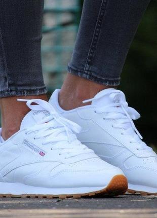 Кроссовки reebok classic leather3 фото