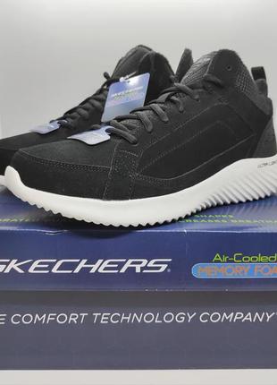 Замшевые теплые кроссовки ботинки skechers оригинал