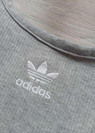 Трикотажный топ adidas оригинал7 фото