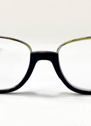 Корректирующие очки для зрения женские бабочки в пластиковой оправе дужки на флексах4 фото