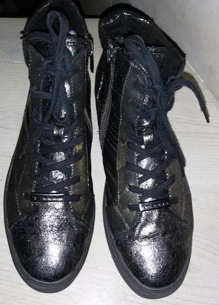 Ботинки tamaris коричнево-бронзовые,размер 41 (26,8 см)5 фото