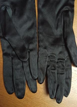 Перчатки перчатки атласные эластичные2 фото
