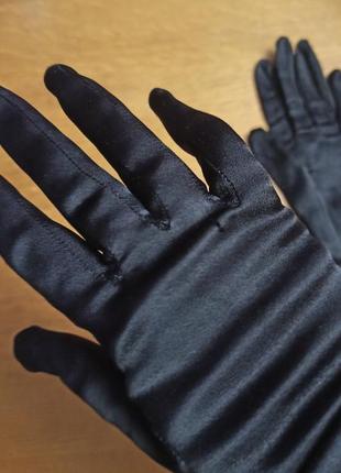 Перчатки перчатки атласные эластичные5 фото