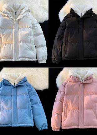 Теплая зимняя куртка женский зимний пуховик куртка-пуховик женскиая2 фото