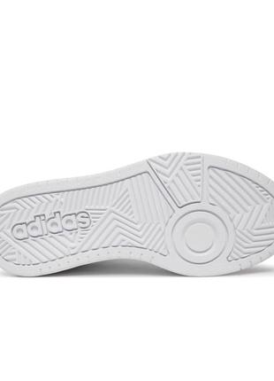 Кросівки кеди високі білі adidas hoops 3.0 mid lifestyle basketball classic vintage id98385 фото