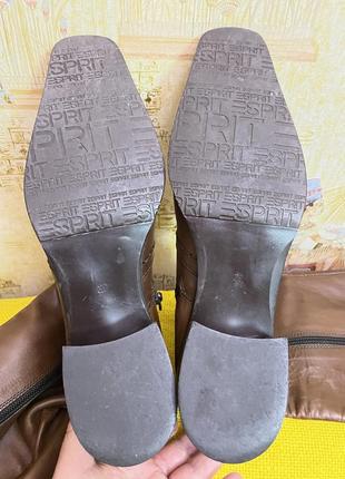 Шкіряні американські чоботи марки esprit6 фото