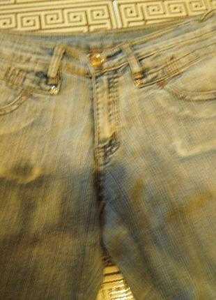 Бриджи брюки шорты джинсовые 12-14р1 фото