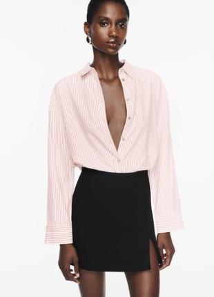 Смугаста сорочка оверсайз