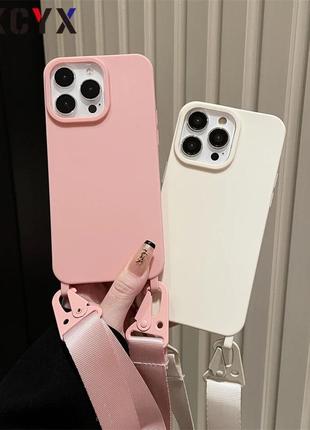 Чохол crossbody з довгим ремінцем на iphone 12pro