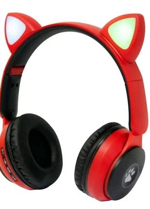 Наушники беспроводные накладные “wireless earphone st77m” красные, детские беспроводные наушники с у