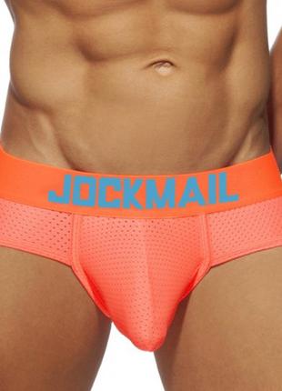 Мужские трусы брифы из сетки jockmail